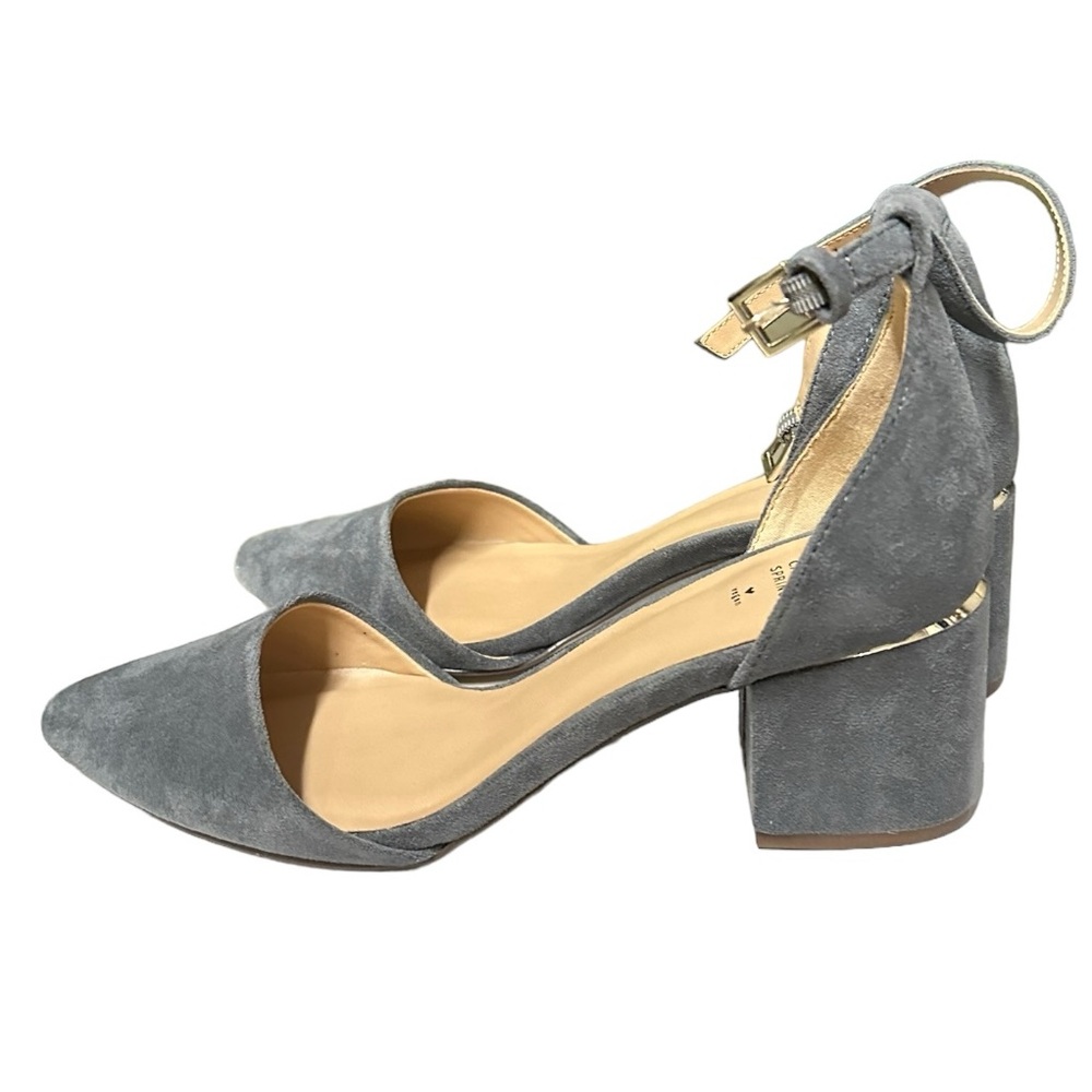 CALL IT SPRING | Grey Suede Block Heels